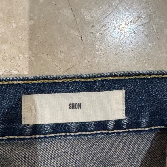 Nili Lotan Shon Denim Cropped Jean Pant Barrel Hi Waist 30 -New W/Tags - Picture 15 of 15